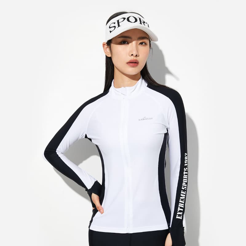 ゴルフウェア レディース スポーティ 薄手ストレッチジャケット