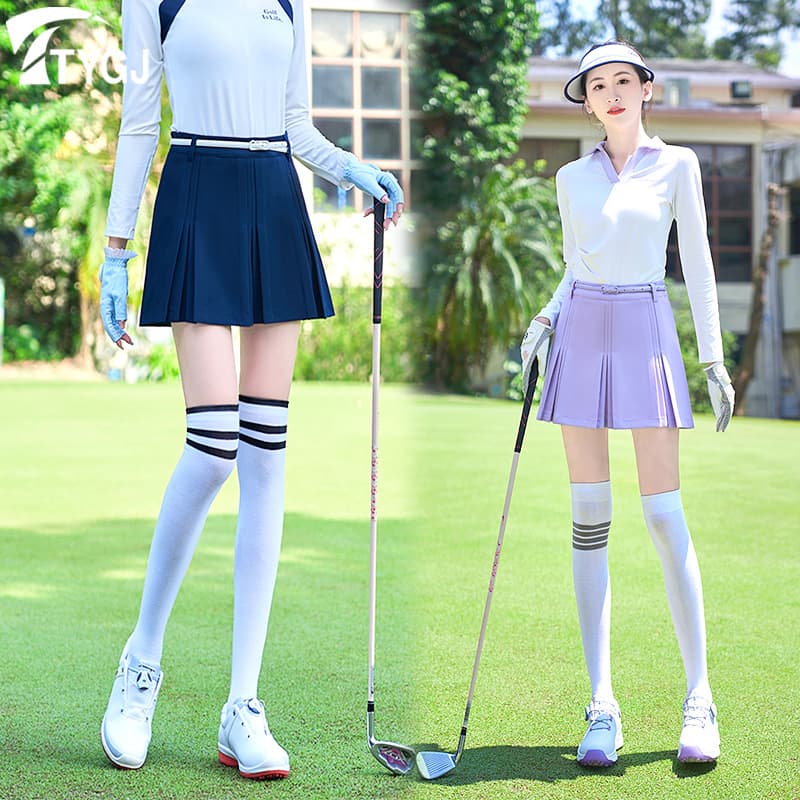 ゴルフウェア レディース プリーツデザイン ゴルフスカート
