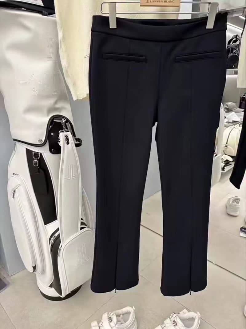 ゴルフウェア レディース すっきり美脚ストレッチパンツ