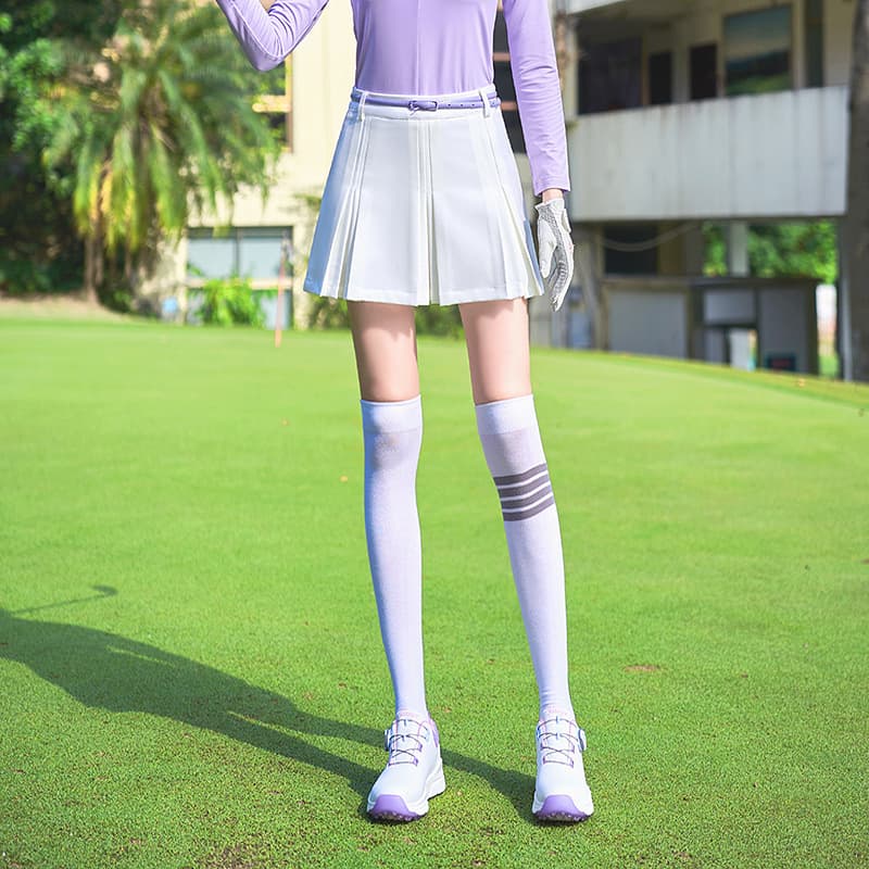ゴルフウェア レディース プリーツデザイン ゴルフスカート