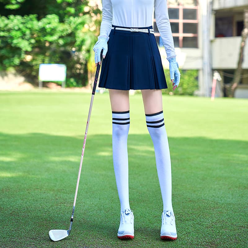 ゴルフウェア レディース プリーツデザイン ゴルフスカート