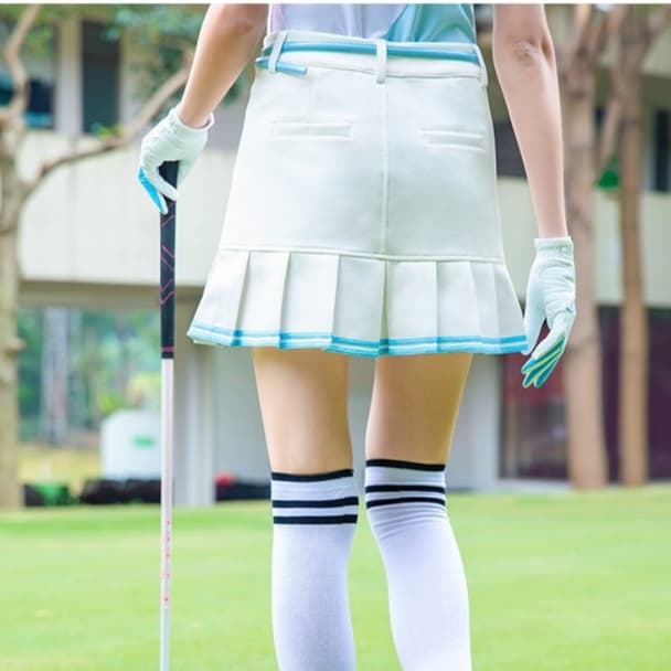 ゴルフウェア レディース ゴルフ美人 プリーツデザインスカート