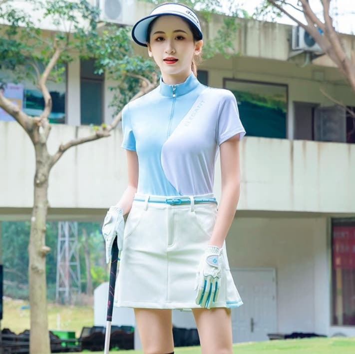 ゴルフウェア レディース ゴルフ美人 プリーツデザインスカート