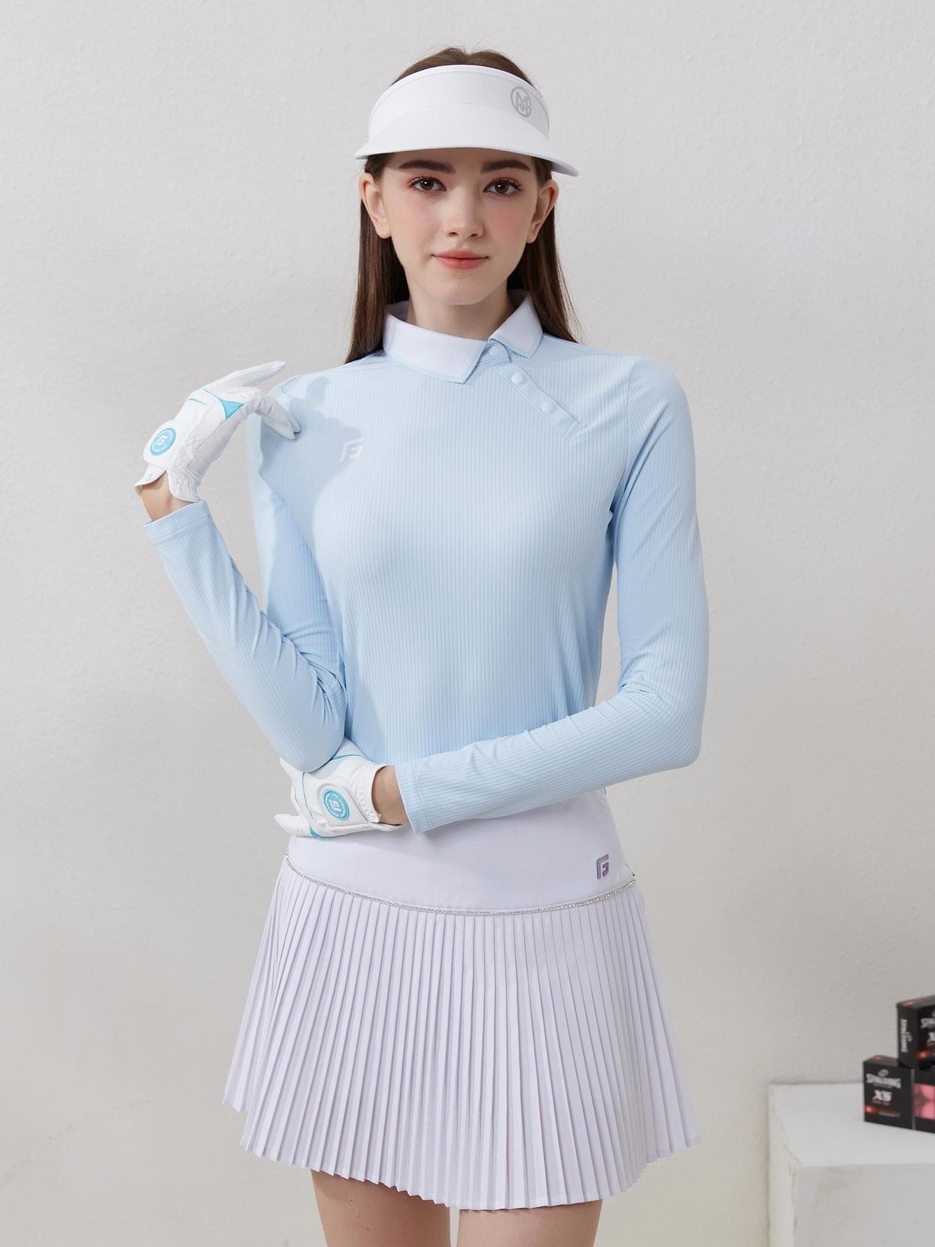 ゴルフウェア レディース プリーツデザイン スポーツスカート