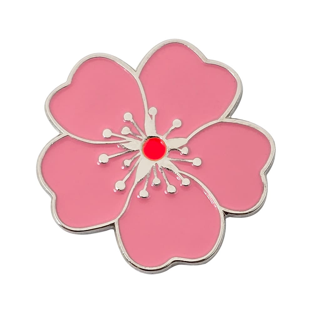 ゴルフウェア レディース 桜の花マーカー 帽子飾り