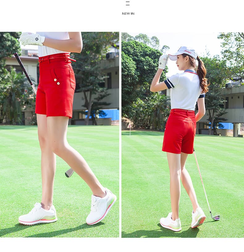 ゴルフウェア レディース スタイリッシュ ショートパンツ