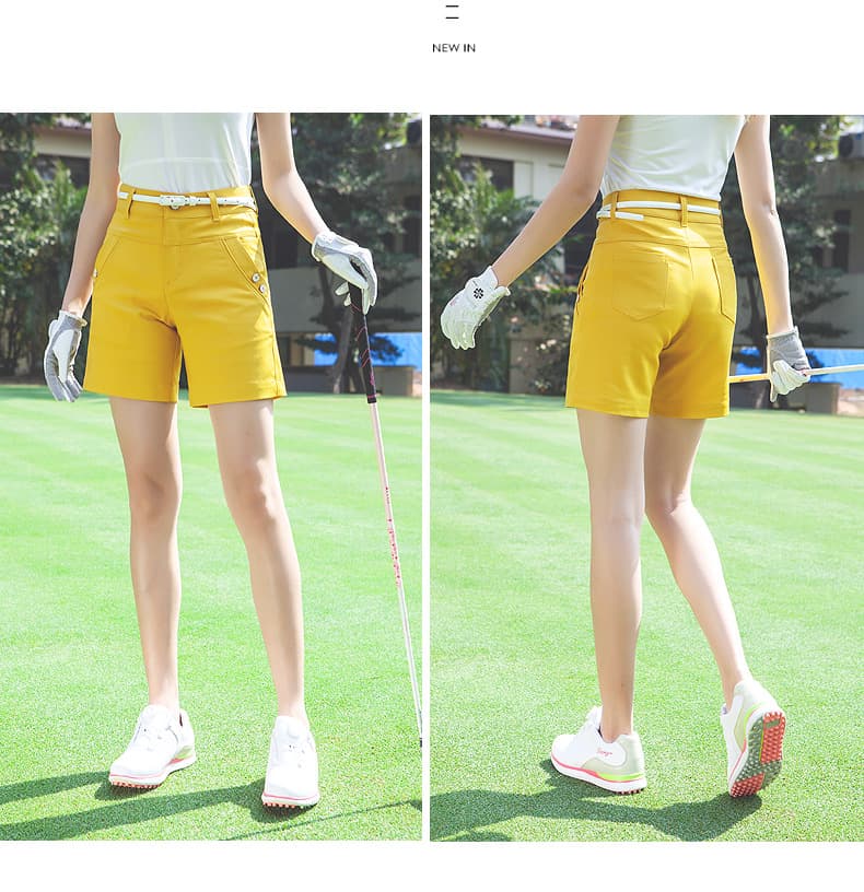 ゴルフウェア レディース スタイリッシュ ショートパンツ